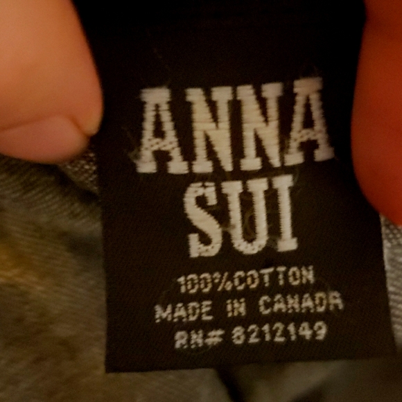 Anna Sui vintage steampunk jean jacket peplum - Picture 3 of 8